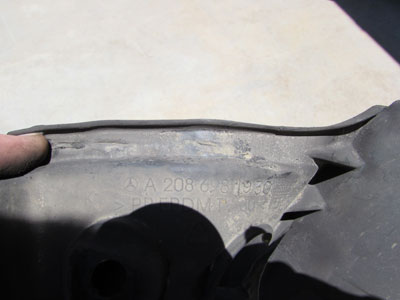 Front Passenger Side Fender Liner For Mercedes-Benz CLK320 1998-2003 – Inner, Right